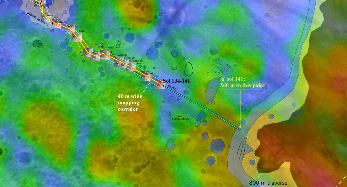 color thermal data map – NASA Mars Exploration