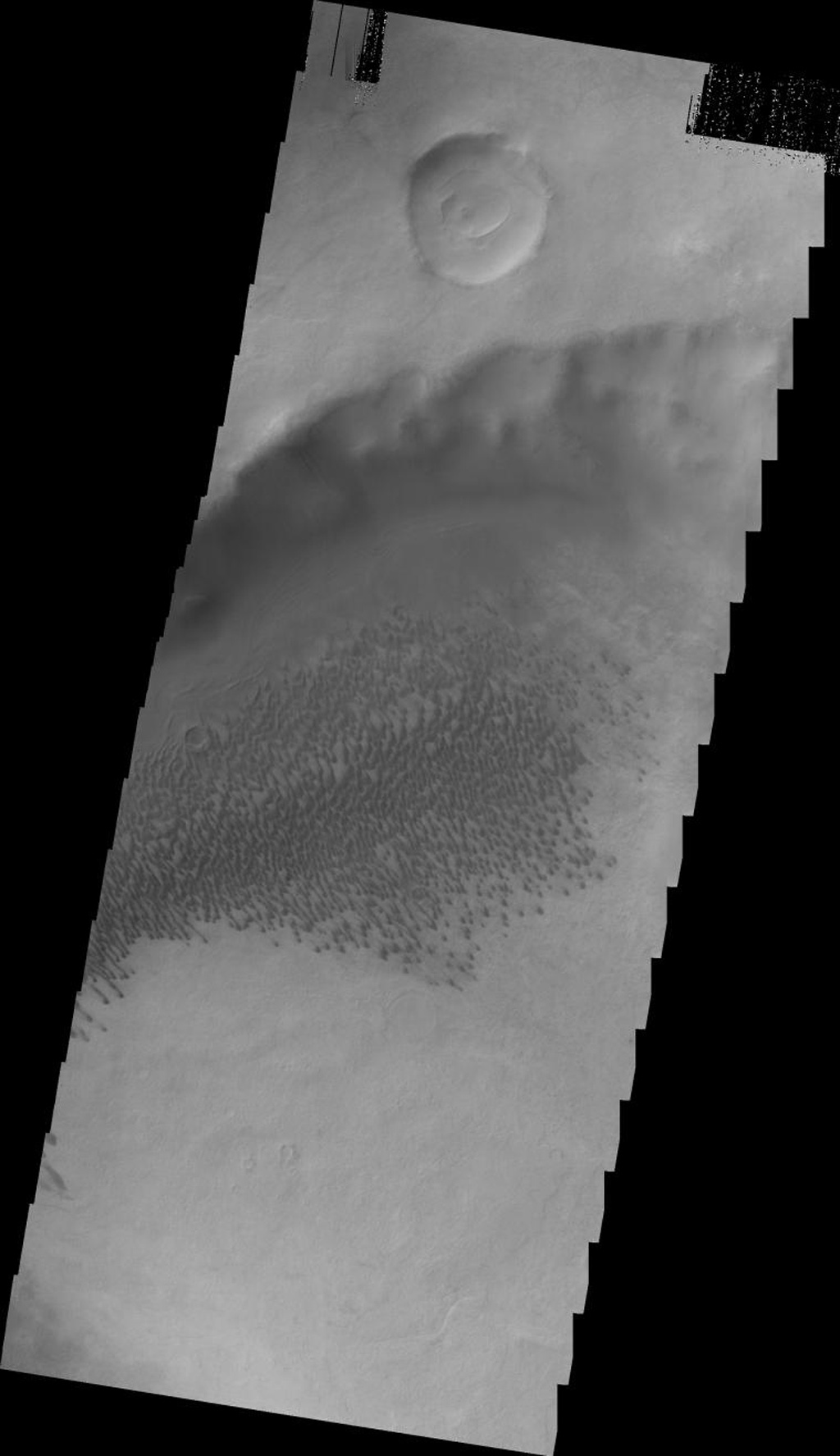Brashear Crater Dunes NASA Mars Exploration