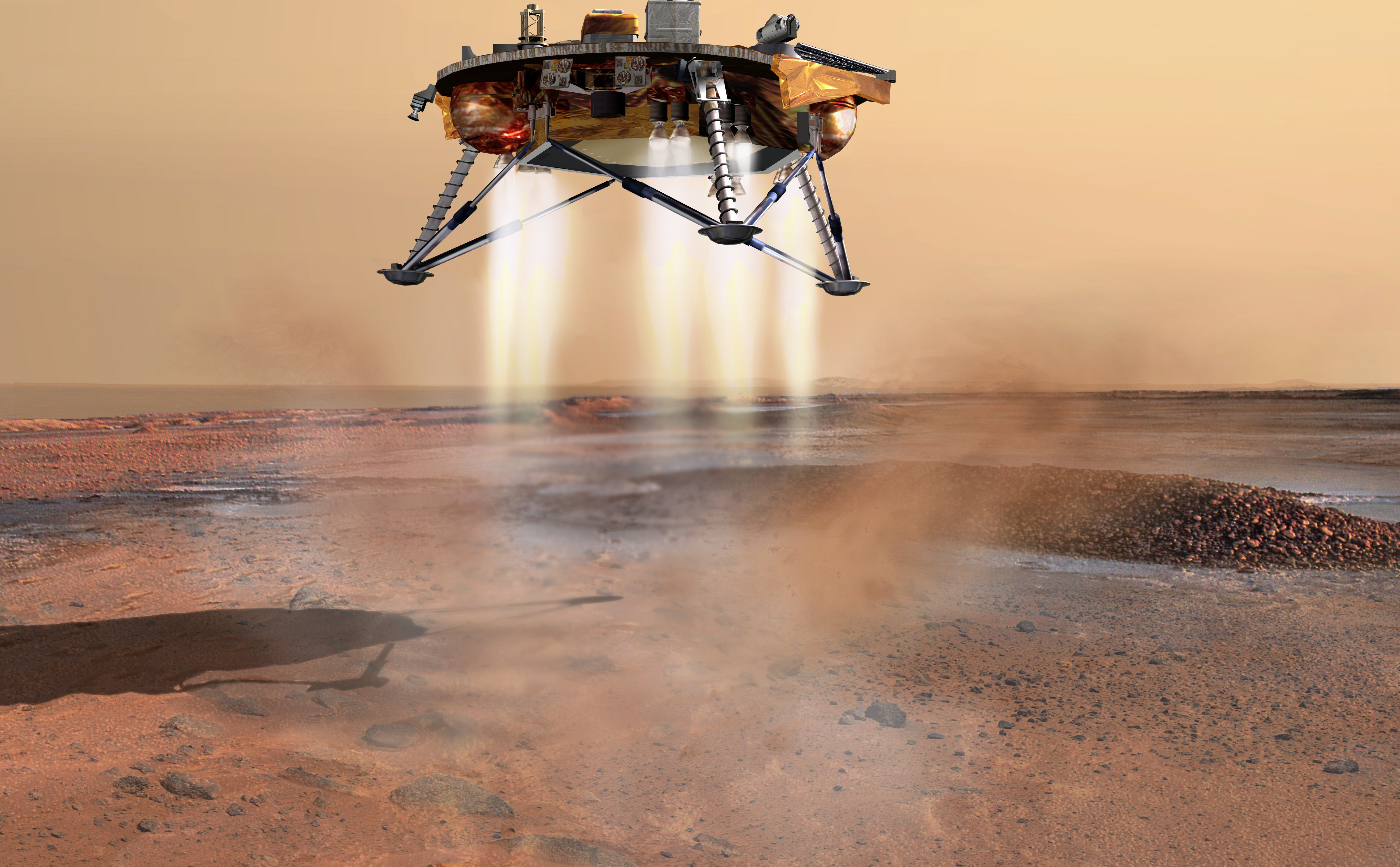 first spacecraft to visit mars