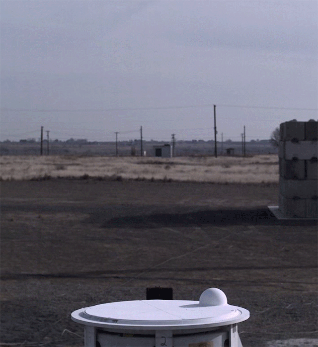 This animated GIF shows a test of the mortar system that will be used to deploy NASA's Perseverance rover's parachute