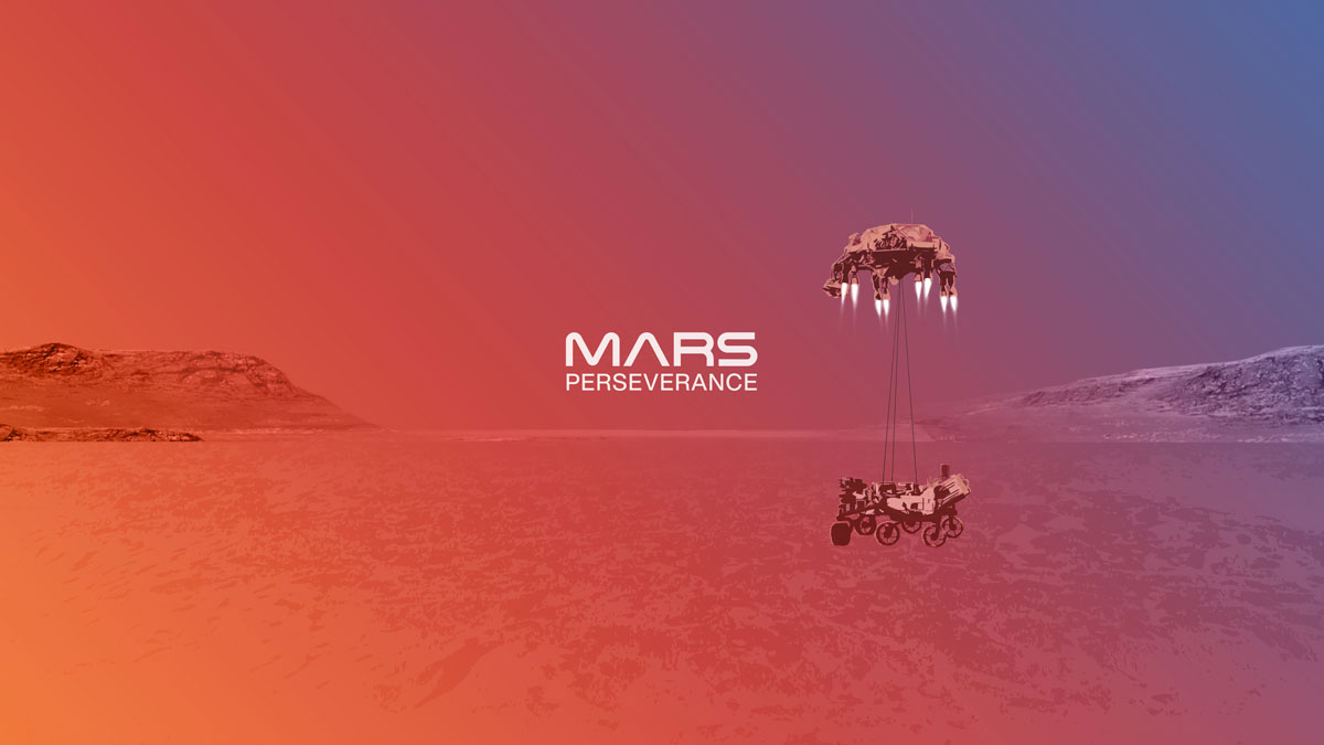 parachute deployed on Mars