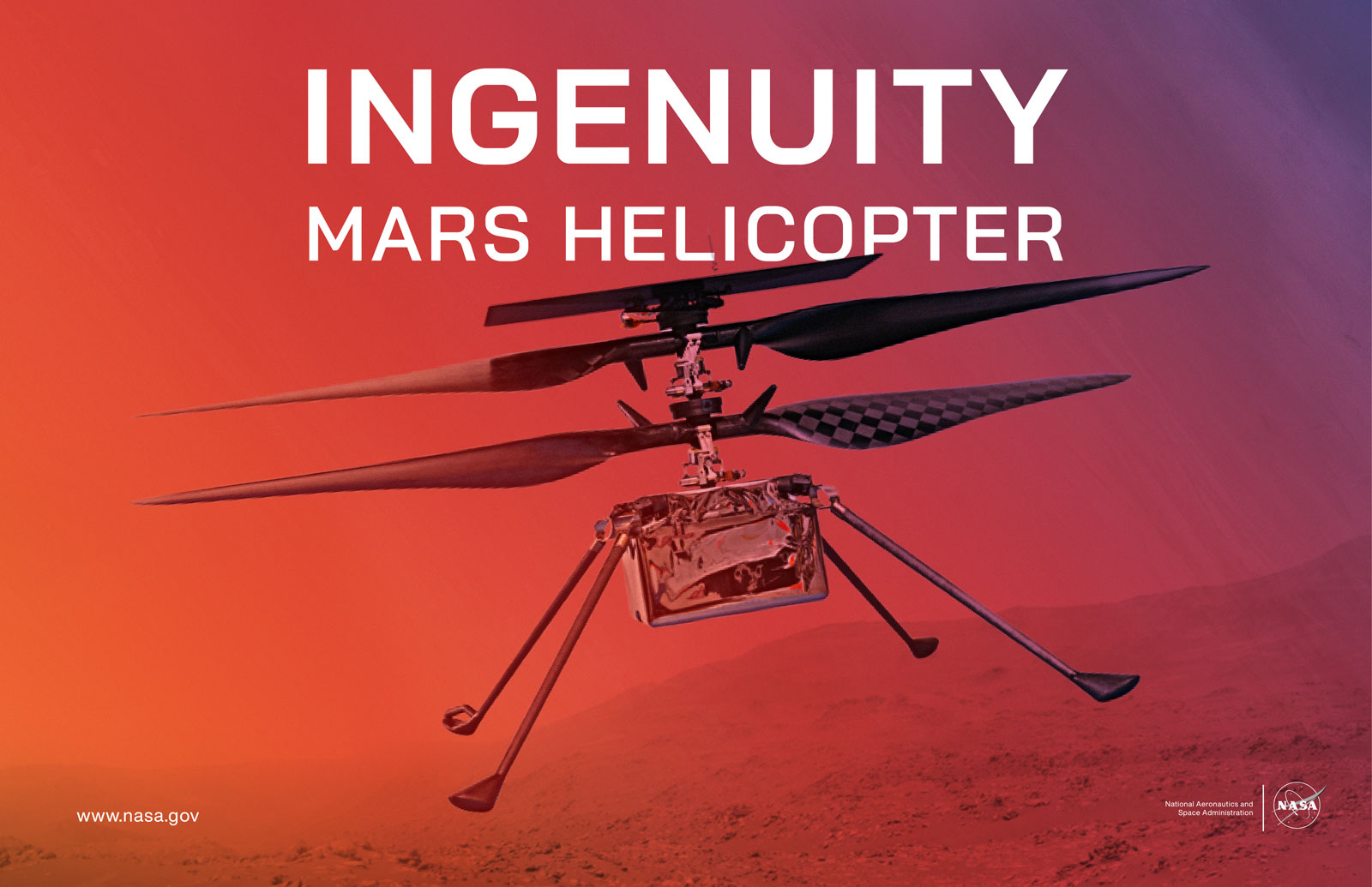 Ingenuity, Mars Helicopter infographic