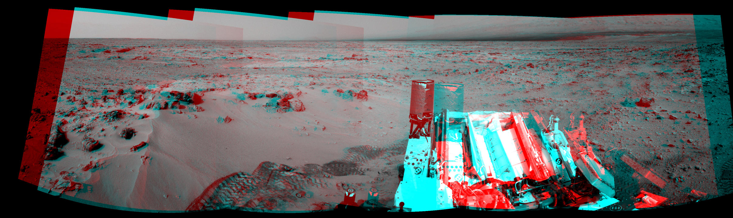 Concurreren Giraffe racket Curiosity's Eastward View After Sol 100 Drive, Stereo – NASA's InSight Mars  Lander