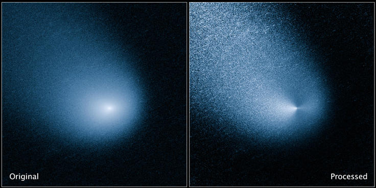 Hubble Image of Comet Siding Spring