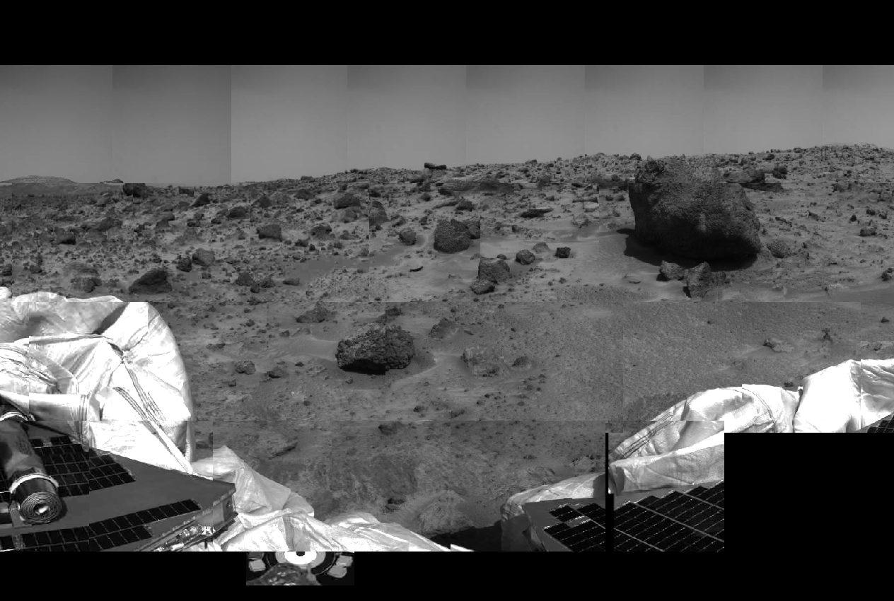 Rover, Airbags, & Surrounding Rocks – NASA Mars Exploration