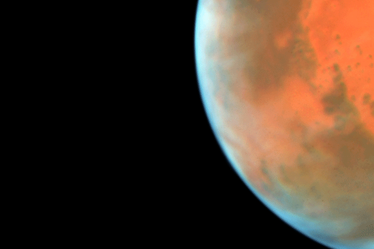Phobos in Orbit around Mars