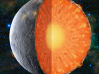 Artist rendition of the formation of rocky bodies in the solar system - how they form and differentiate and evolve into terrestrial planets.