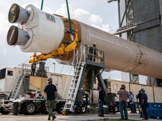 View image for Mars 2020 Launch Vehicle on Stand