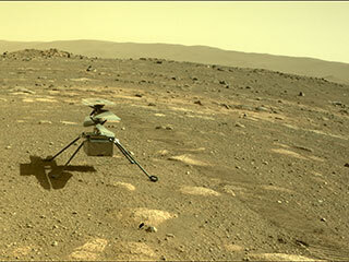 View image for Ingenuity Deployed on Mars