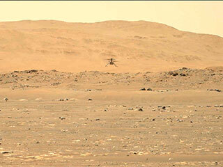 View image for Perseverance's Mastcam-Z Video of Second Flight