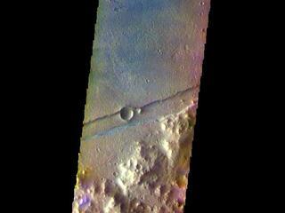 View image for Sirenum Fossae - False Color