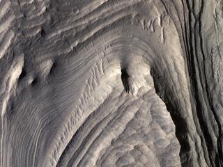 View image for Layered Sediments in Valles Marineris