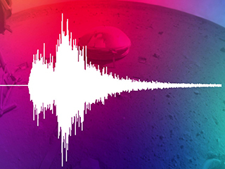 Seismogram and Sonification of InSight&#39;s Big Martian Quake