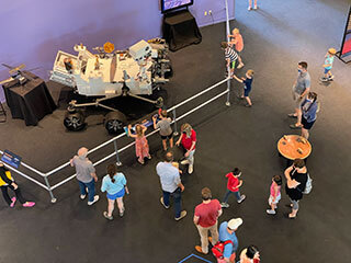 View image for Public Meets Perseverance Rover Model