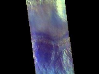 View image for Hebes Chasma - False Color