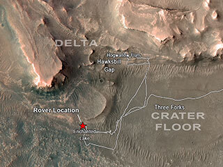 View image for Perseverance Exploring the Front of the Delta
