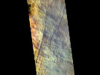 View image for Arsia Mons Flank - False Color