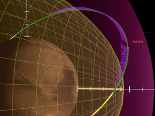 View image for Mars Disappearing Solar Wind: MAVEN Visualizations